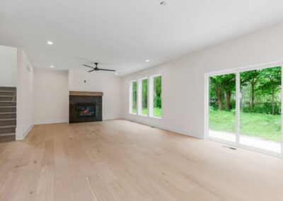living room view